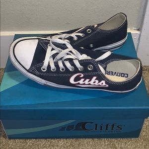 Chicago Cubs Navy Converse